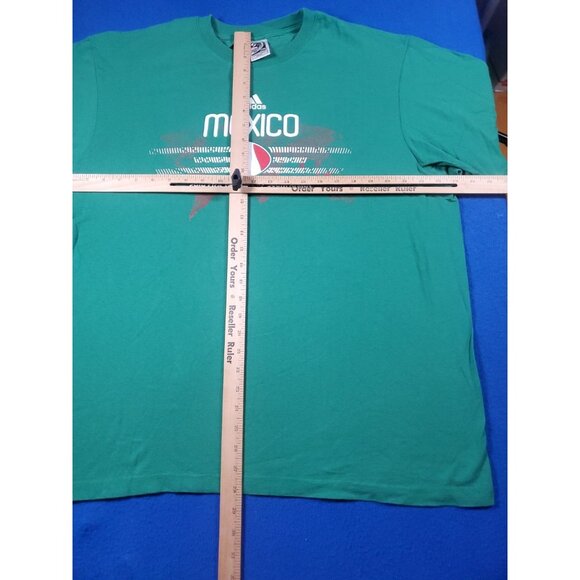 Adidas MEXICO Team FIFA 2010 WOTLD CUP SOUTH AFRICA T-Shirt Men's Size XL - Picture 7 of 16